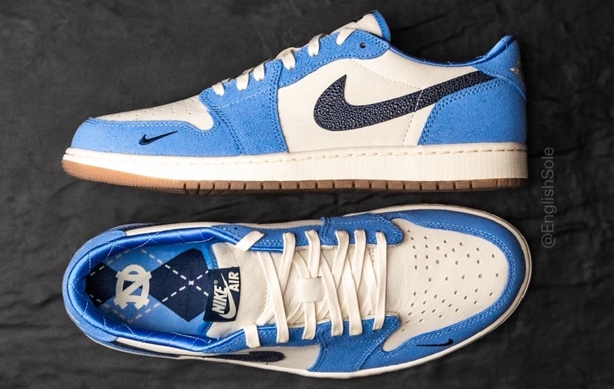 Detailed Look at the Air Jordan 1 Low OG ‘UNC’ PE