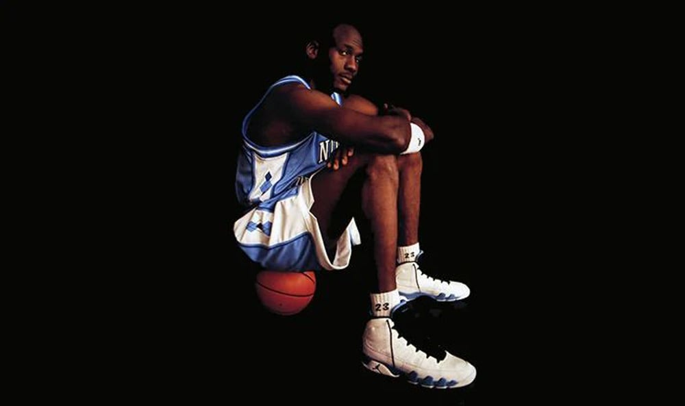 Air Jordan 9 Powder Blue Ad 1994