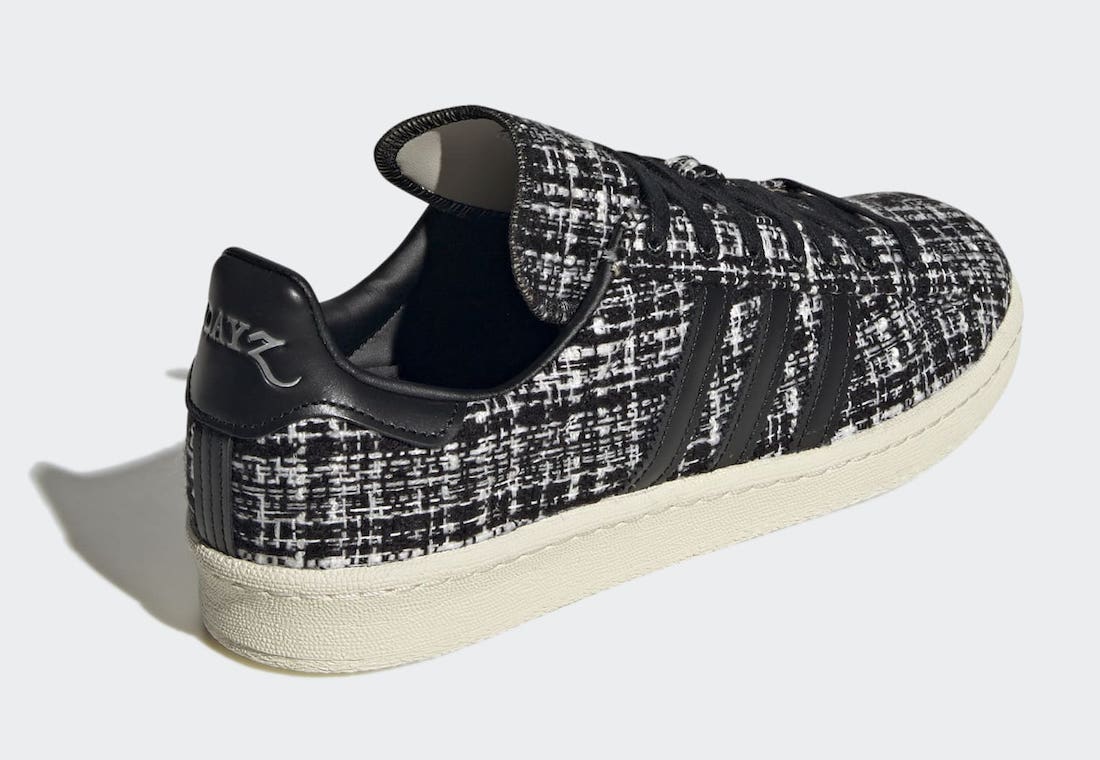Invincible DayZ adidas Campus Black Tweed HP2821 Release Date Info