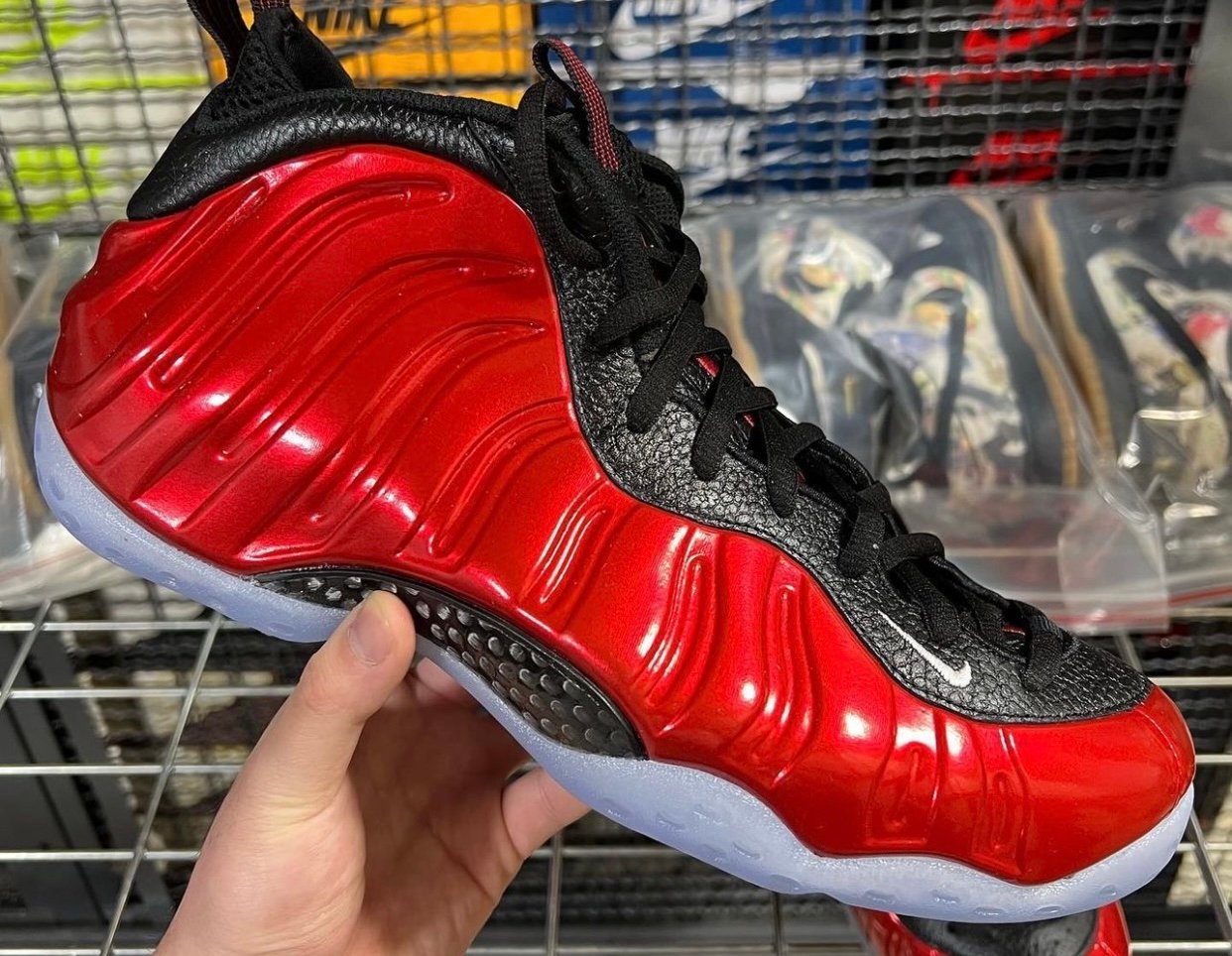 A Closer Look at the Nike Air Foamposite One ‘Metallic Red’ 2023