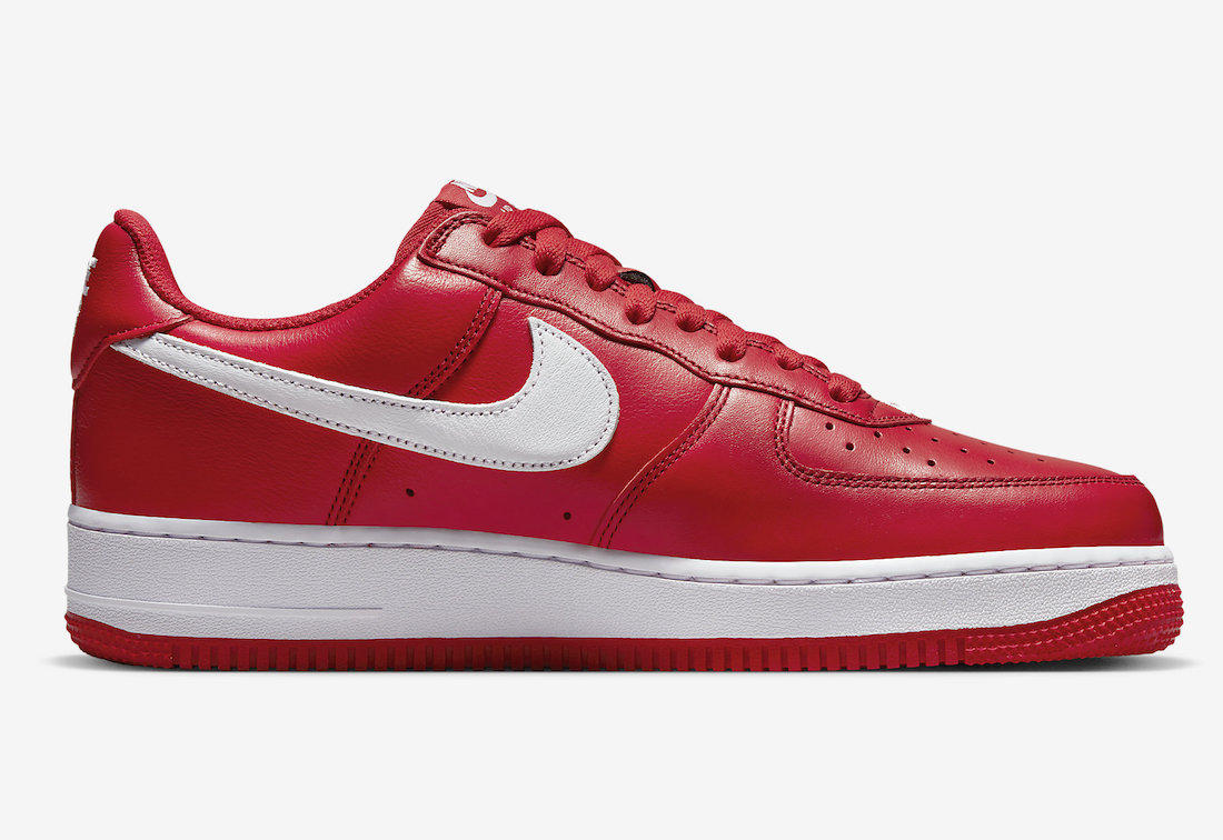Nike Air Force 1 Low Color of the Month Red White FD7039-600 Release Date Info