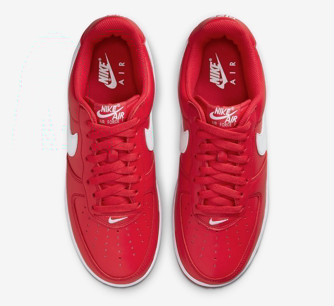 Nike Air Force 1 Low Color of the Month Red White FD7039-600 Release Date Info