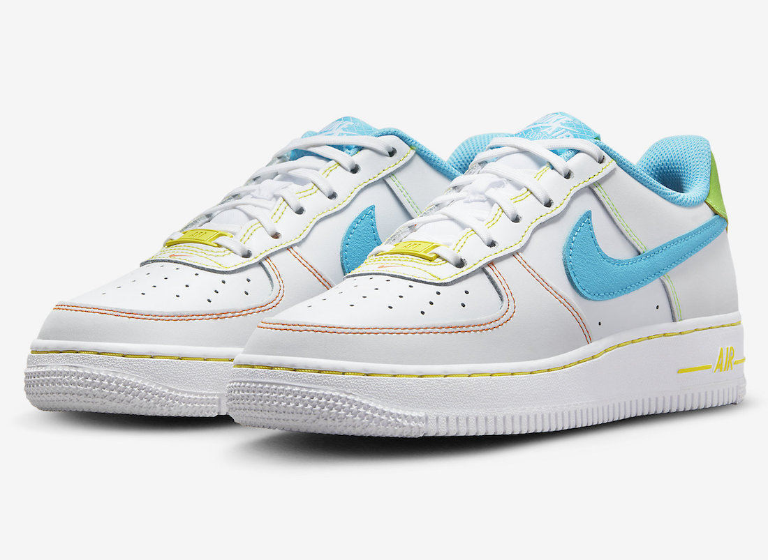 Nike Air Force 1 Low ‘White Multi’ Releasing in Kids Sizing