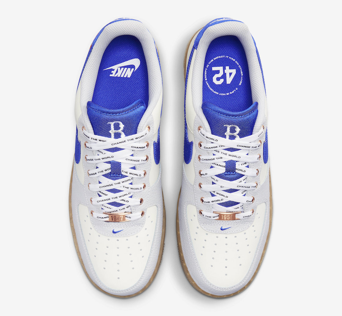 Nike Air Force 1 Low Jackie Robinson FN1868-100 Release Date Info