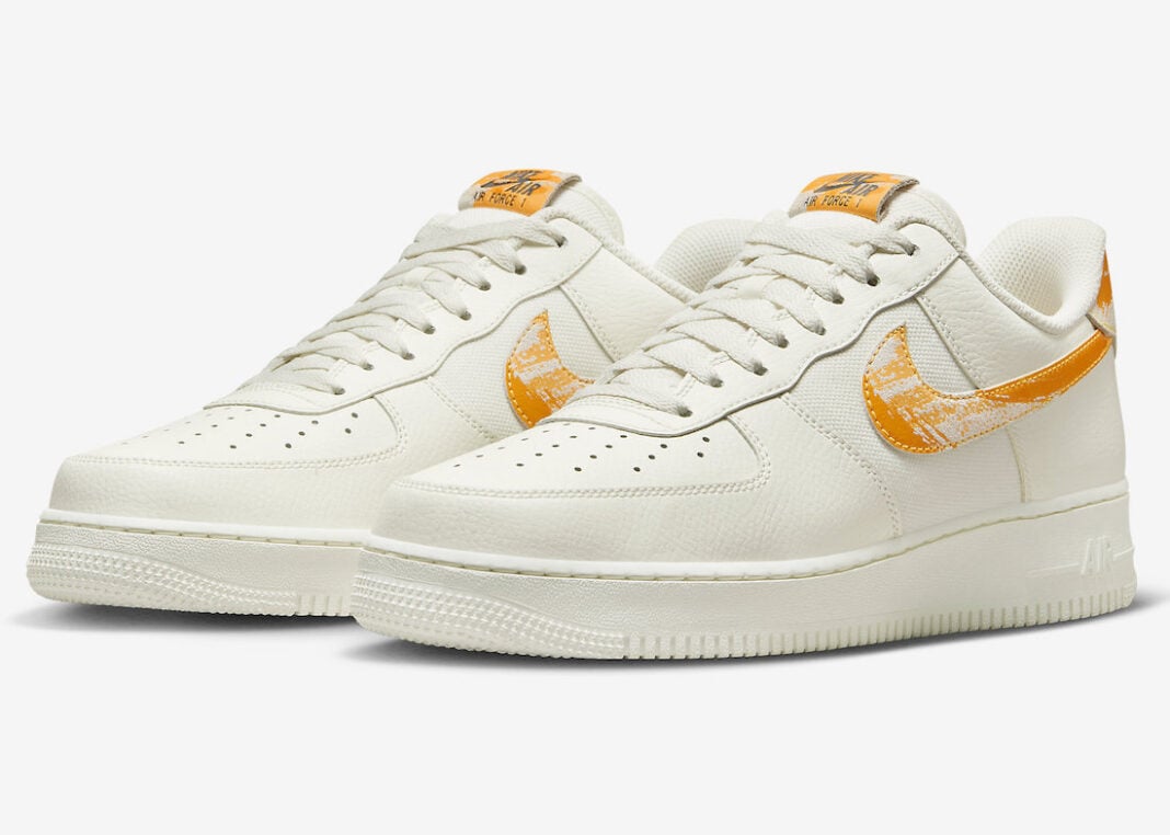 File Af1 Nike Air Force 1 Low Orange Streaks FN3419-100 Release Date + Where to ...