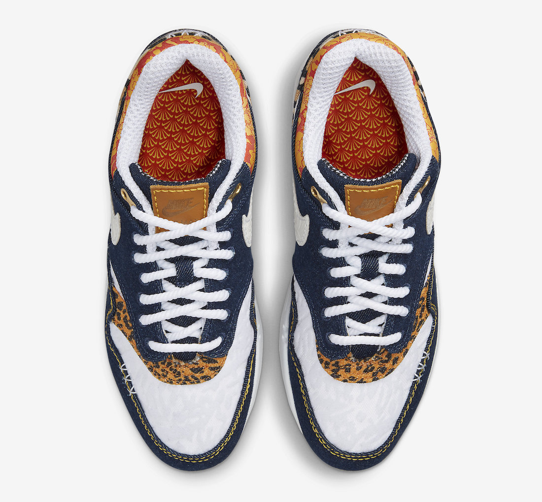 Nike Air Max 1 Premium Denim Leopard FJ4452-432 Release Date Info