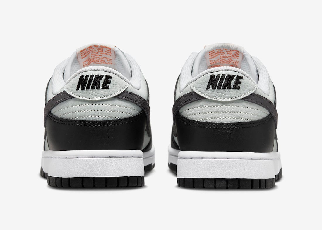 Nike Dunk Low Black Grey Orange FN7808-001 Release Date Info