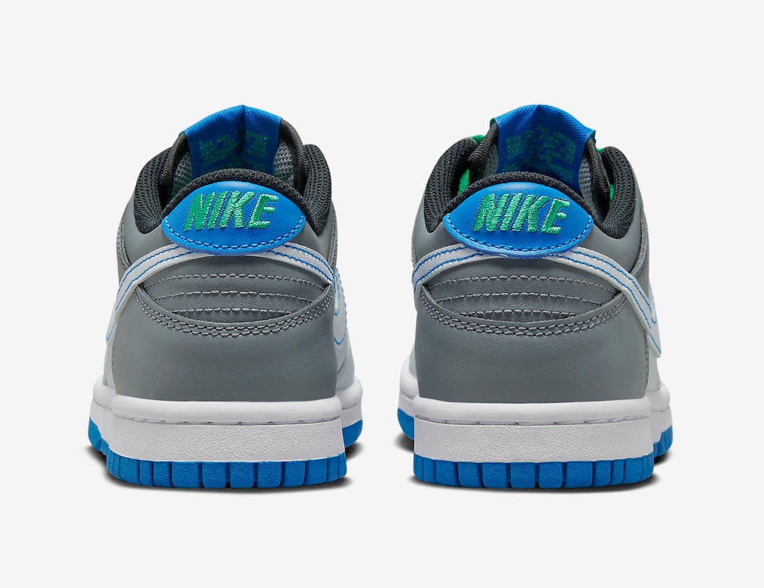 Nike Dunk Low GS Grey Blue Green DH9765-004 Release Date Info