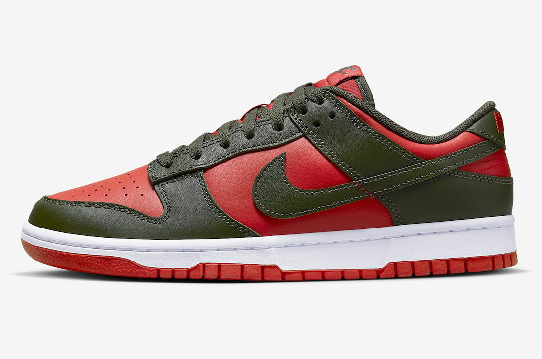 Nike Dunk Low Mystic Red Cargo Khaki DV0833-600