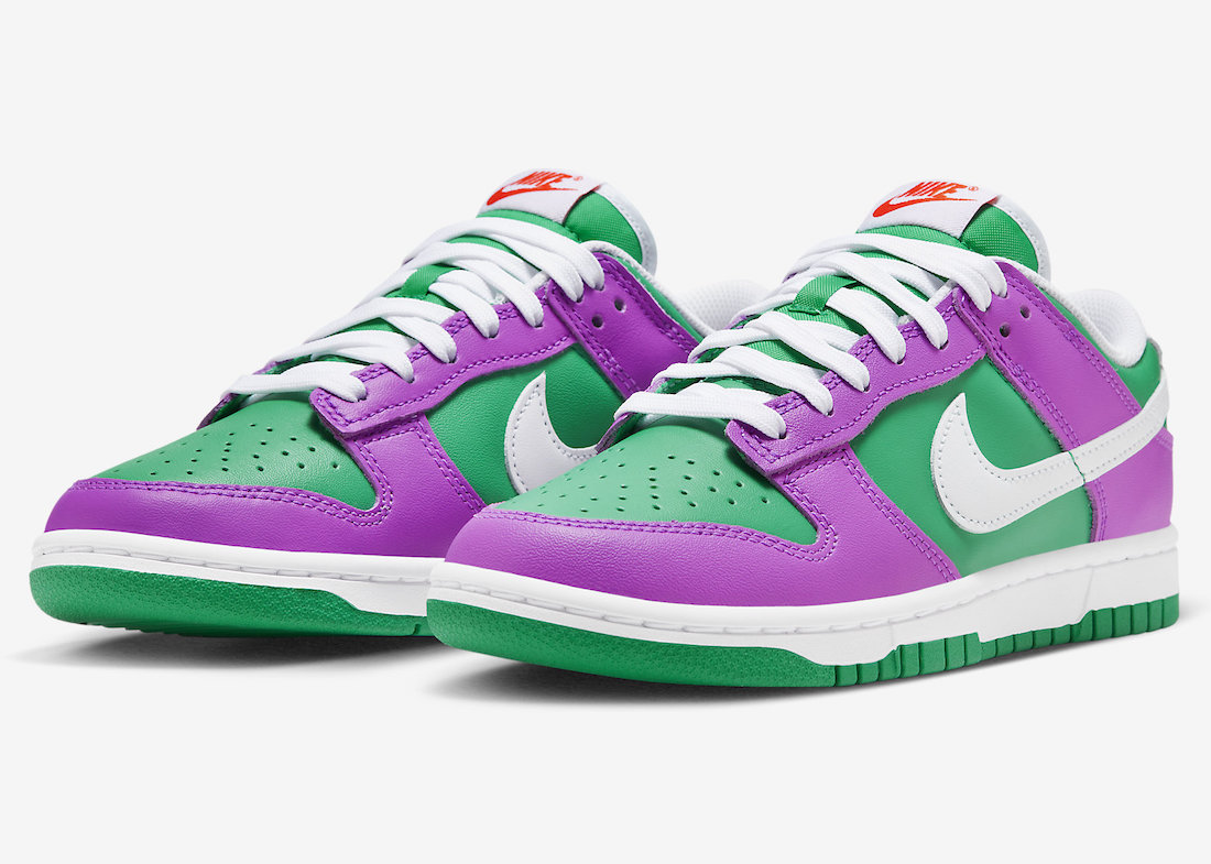 Nike Dunk Low Stadium Green White Fuchsia FD9924-311 Release Date Info