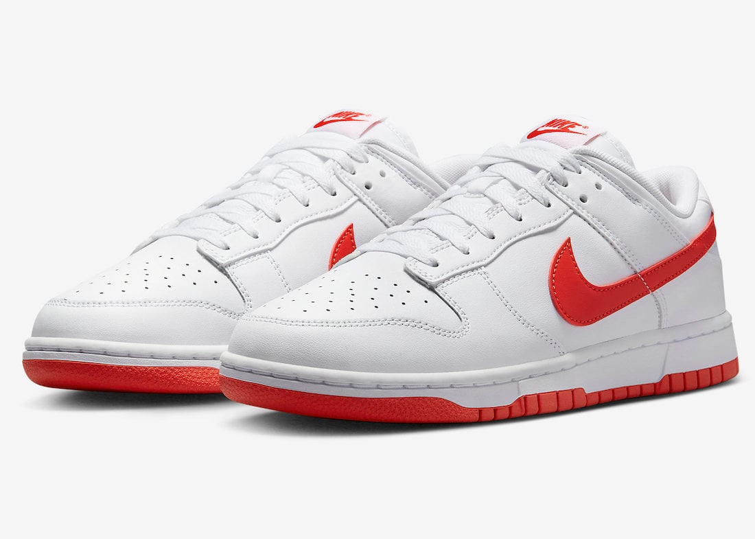 Nike Dunk Low White Picante Red DV0831-103 Release Date Info