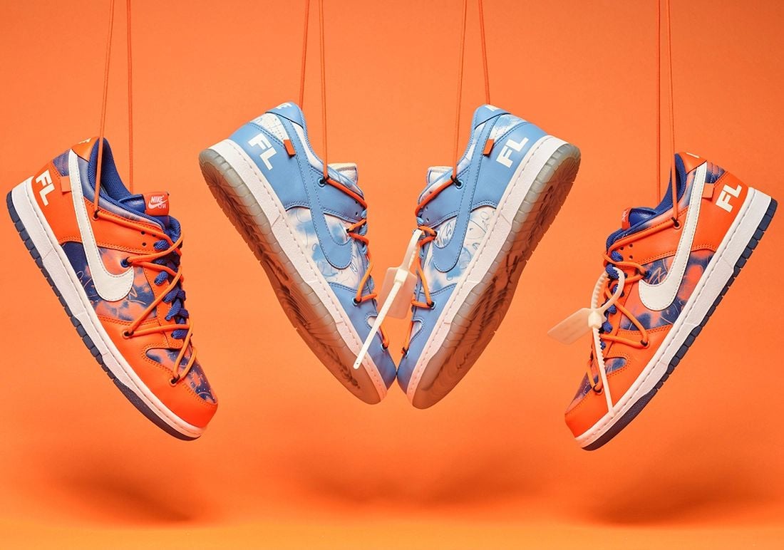 Off-White x Futura x Nike Dunk Low Releasing at Auction