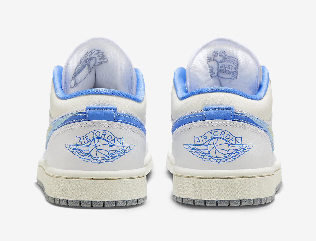 Air Jordan 1 Low Born To Fly University Blue Release Date Info