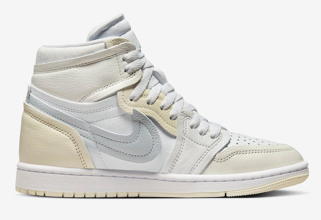 Air Jordan 1 MM High Pure Platinum Coconut Milk FB9891-001 Release Date