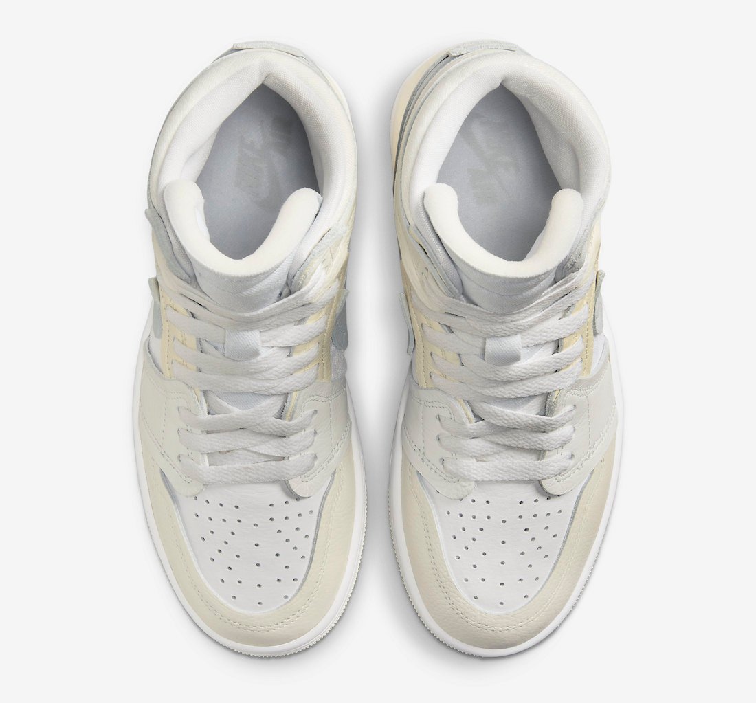 Air Jordan 1 MM High Pure Platinum Coconut Milk FB9891-001 Release Date