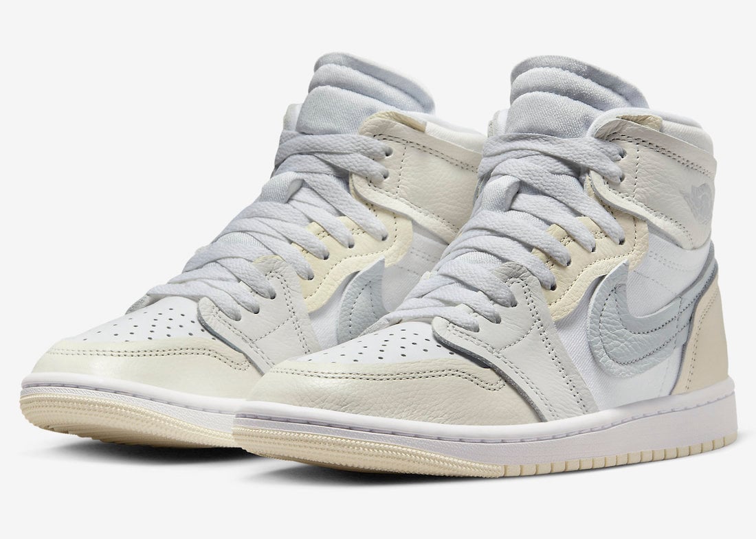 Air Jordan 1 MM High Pure Platinum Coconut Milk FB9891-001 Release Date