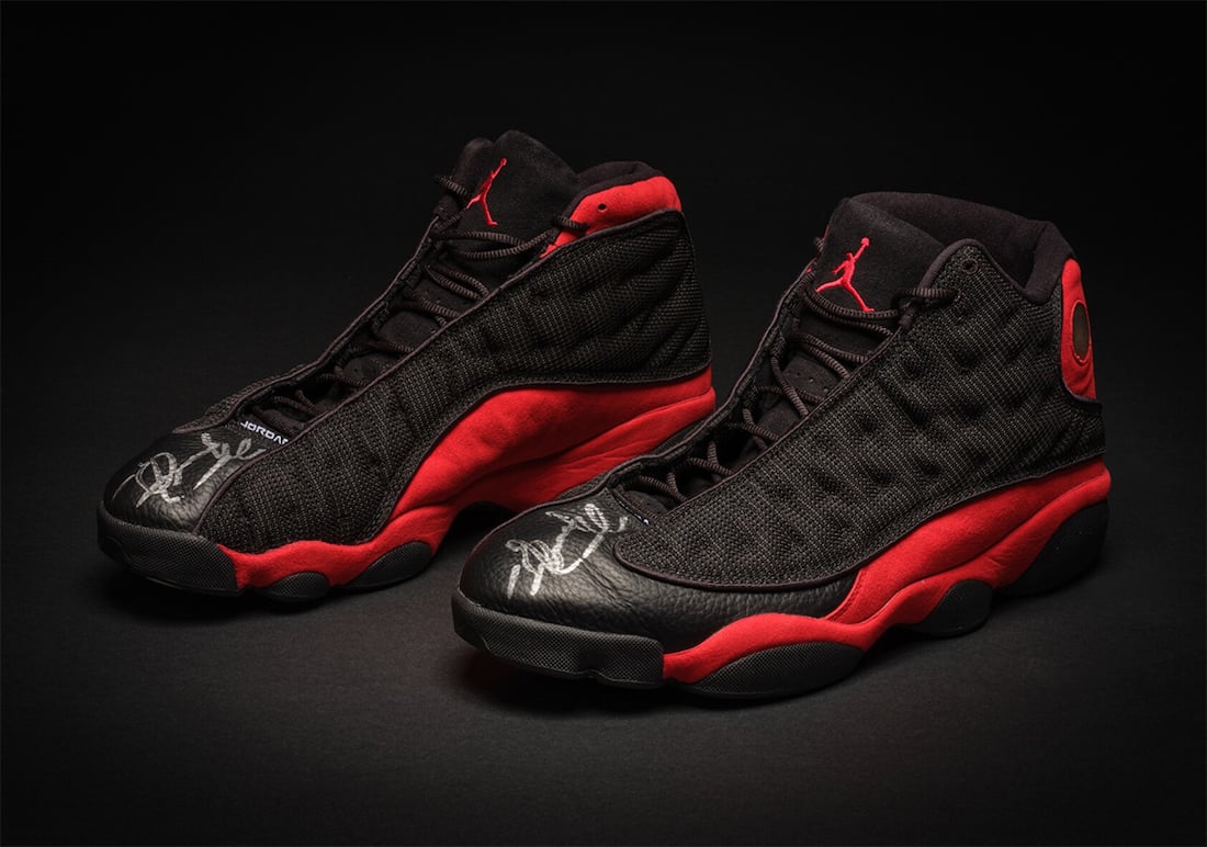 Michael Jordan’s Game Worn and Autographed ‘Bred’ Air Jordan 13 Sold For $2.2 Million