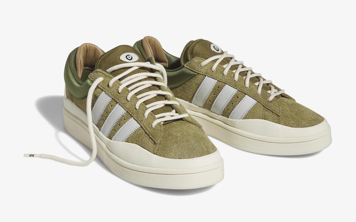 Bad Bunny x adidas Campus Light ‘Olive’ Official Images