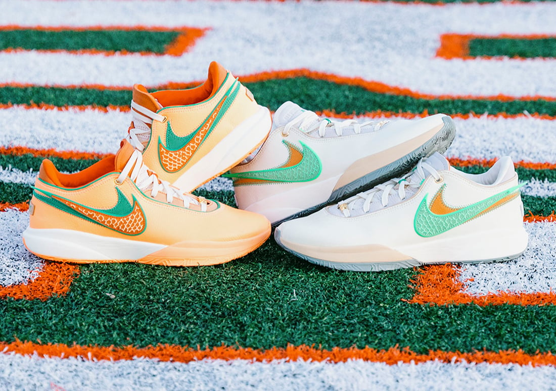 Where to Buy the APB x Nike LeBron 20 ‘FAMU’ Pack