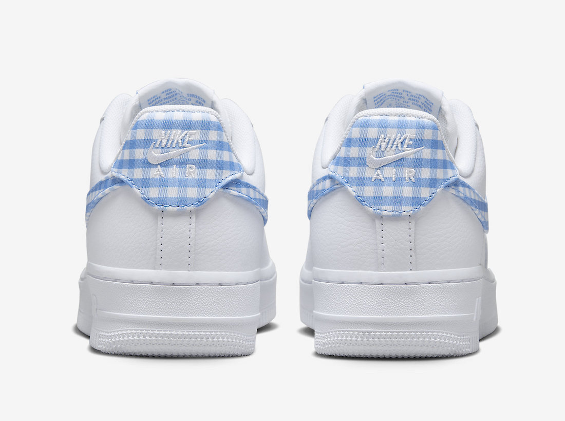 Nike Air Force 1 Low Blue Gingham DZ2784-100 Release Date