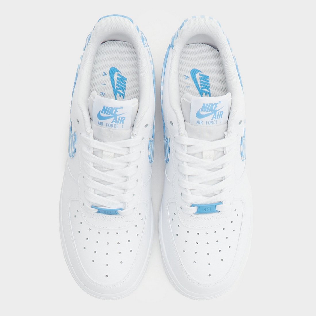 Nike Air Force 1 Low Blue Gingham Release Date Info