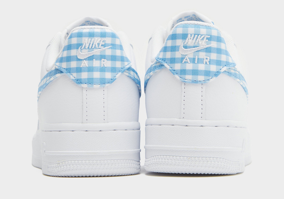 Nike Air Force 1 Low Blue Gingham Release Date Info