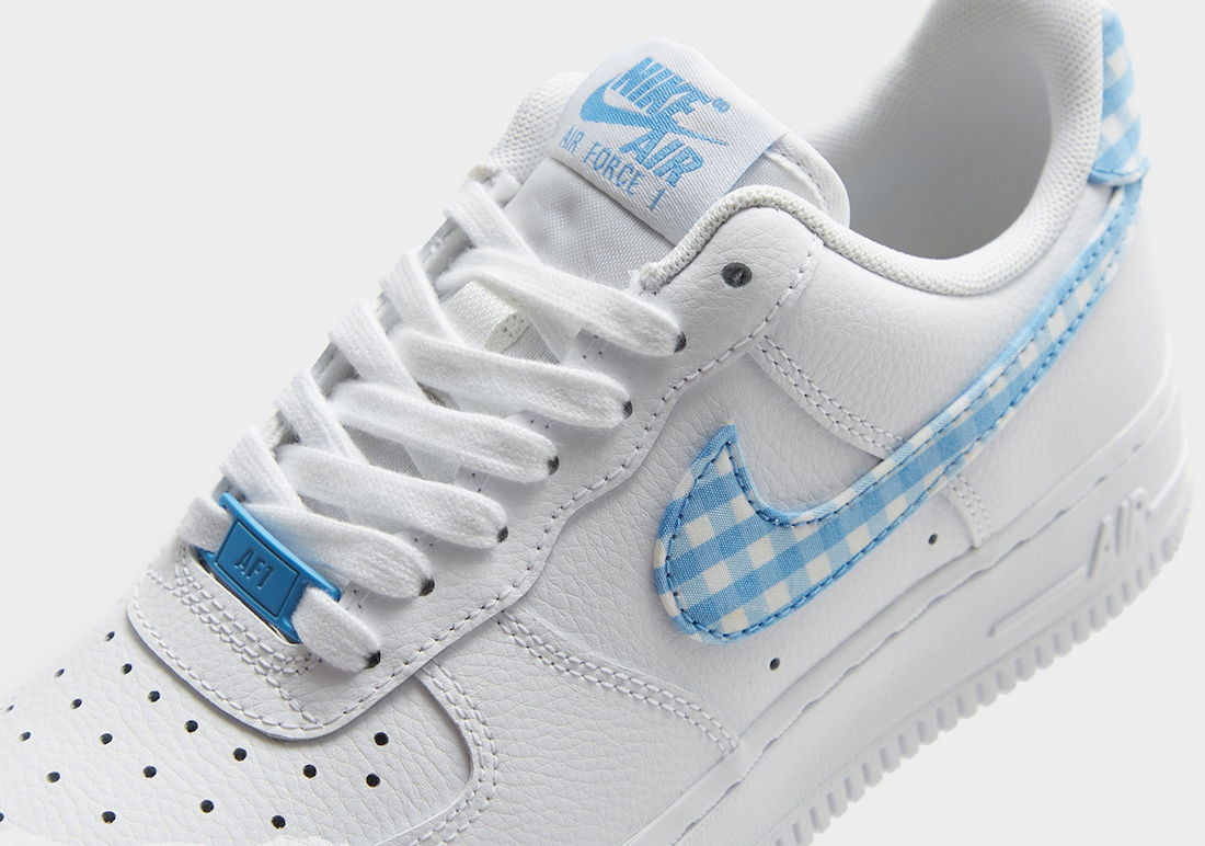 Nike Air Force 1 Low Blue Gingham Release Date Info