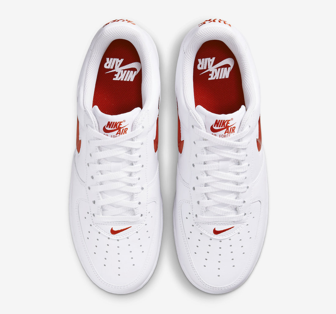 Nike Air Force 1 Low Color of the Month White University Red FN5924-101 Release Date