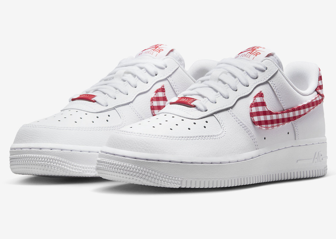 Nike Air Force 1 Low ‘Red Gingham’ Official Images