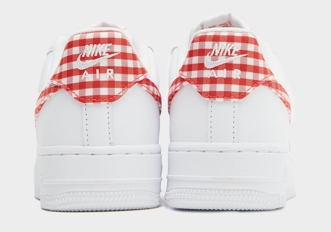 Nike Air Force 1 Low Red Gingham Release Date Info