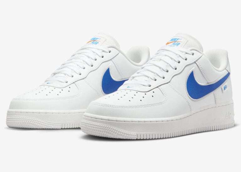 nike air force 1 white blue