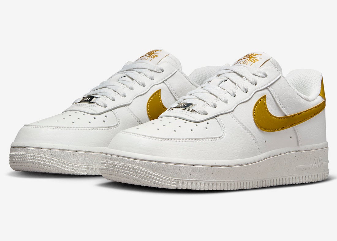 This Nike Air Force 1 Next Nature Features Bronzine Swooshes