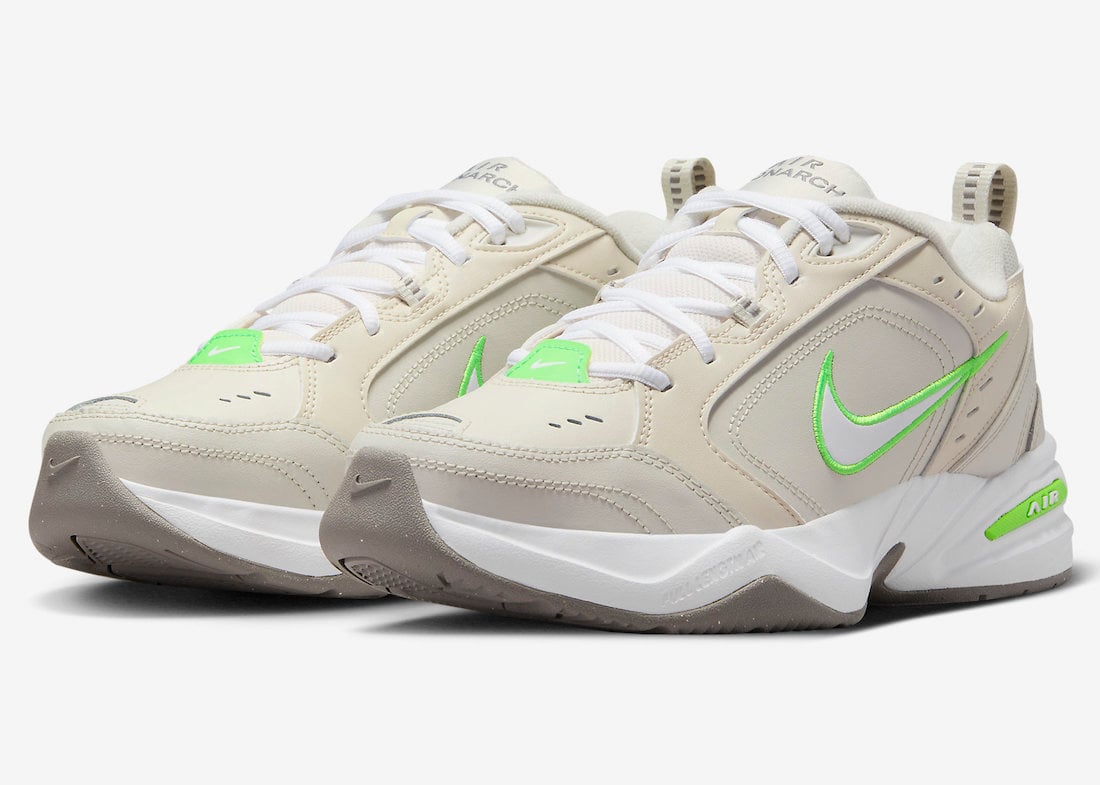 Nike Air Monarch 4 Light Bone Shock Green FN3436-011