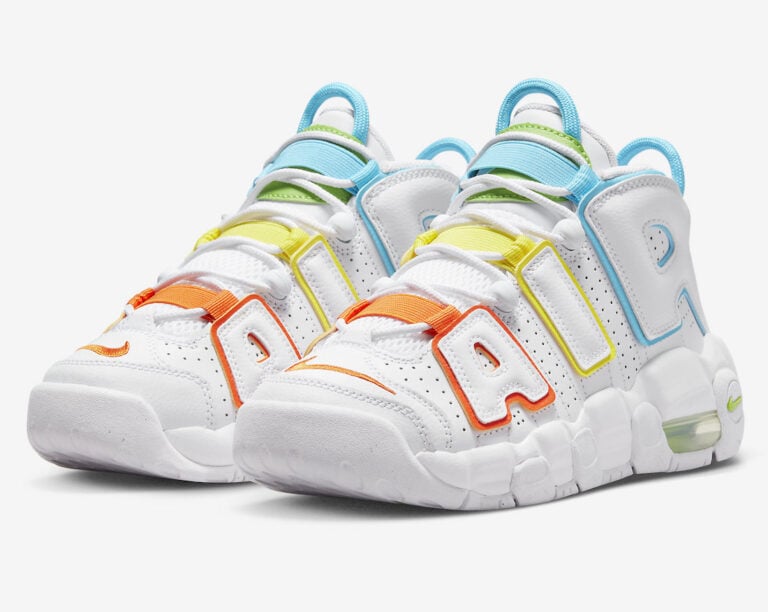 Nike Air More Uptempo GS White MultiColor FJ4624100 Release Date