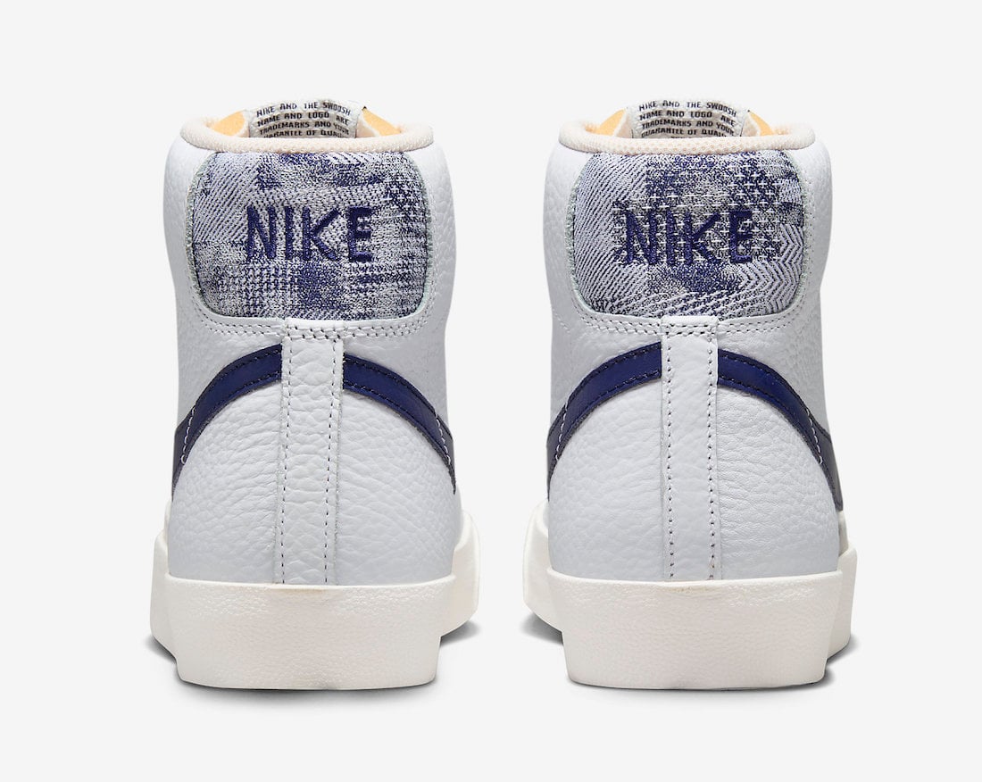 Nike Blazer Mid 77 Washed Denim FN6877-100 Release Date
