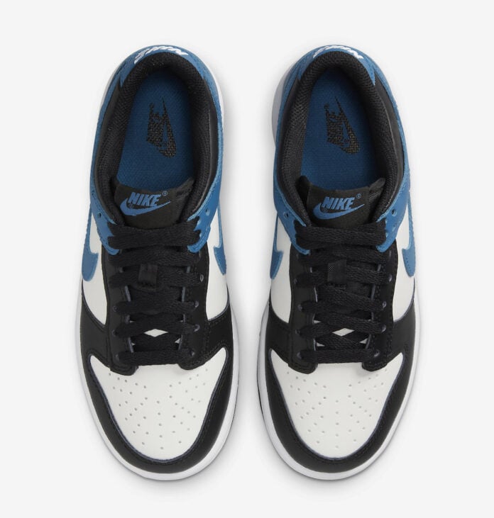 Nike Dunk Low GS Black White Blue DH9765-104 Release Date | SneakerFiles