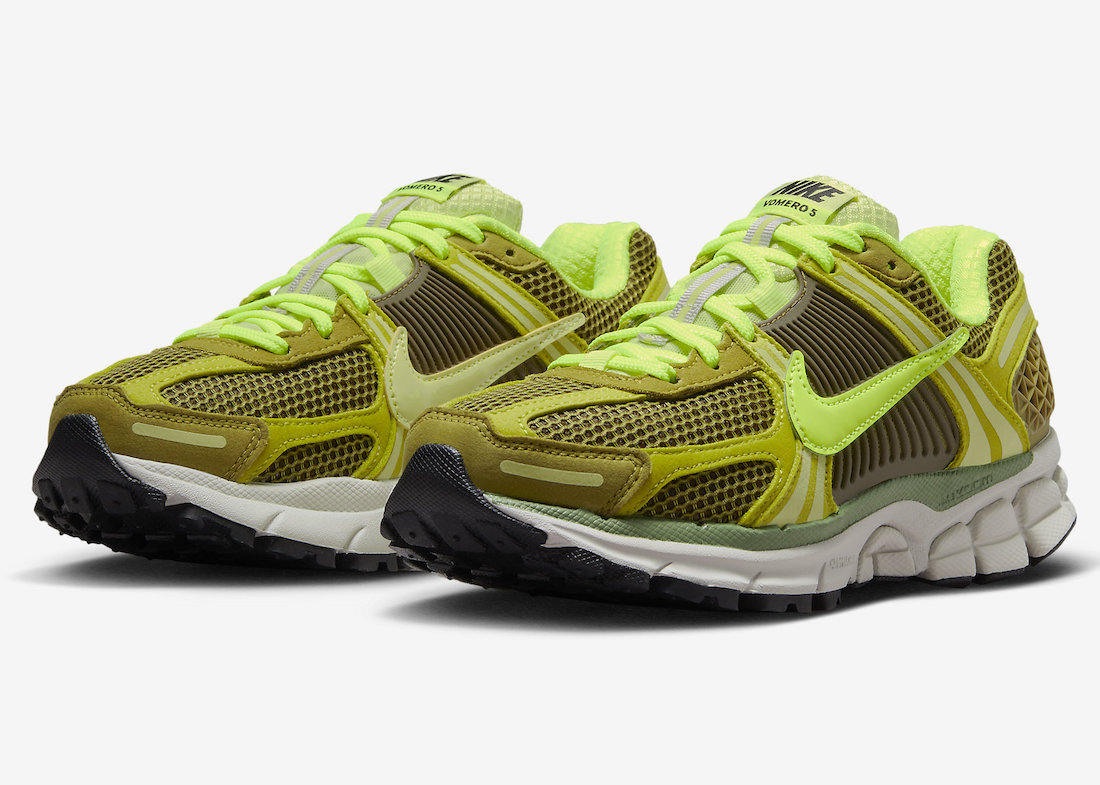 Nike Zoom Vomero 5 Releasing in Olive Flak and Volt