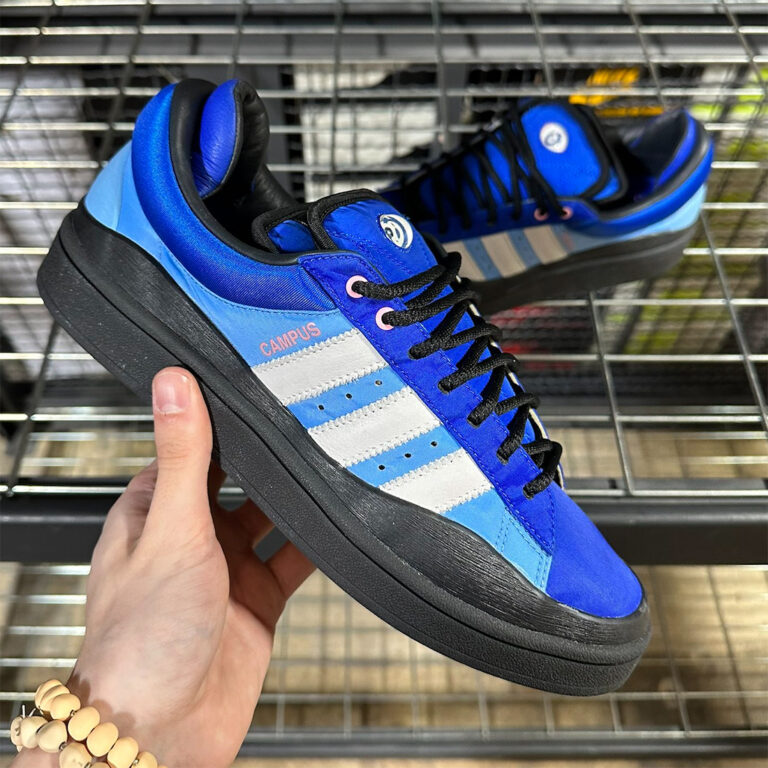 Bad Bunny x adidas Campus Blue Black Release Date SneakerFiles