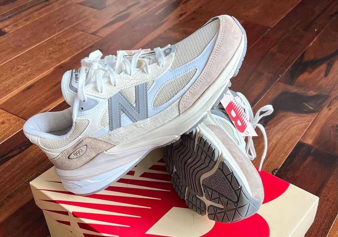 New Balance 990v6 Made in USA Cream White M990SS6