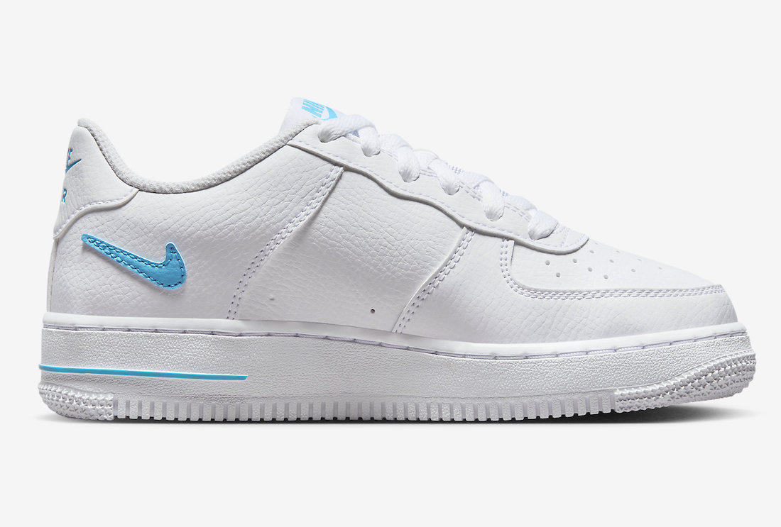 Nike Air Force 1 Low GS White Aquatone FN7793-100