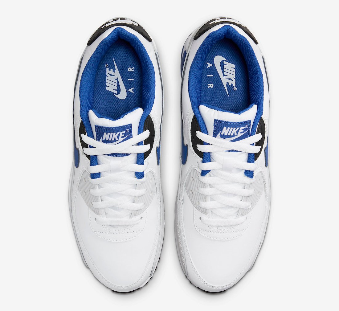 Nike Air Max 90 White Blue Black FN6843-100