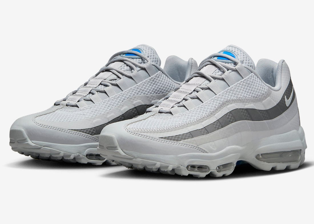 Nike Air Max 95 Ultra in Grey and Photo Blue