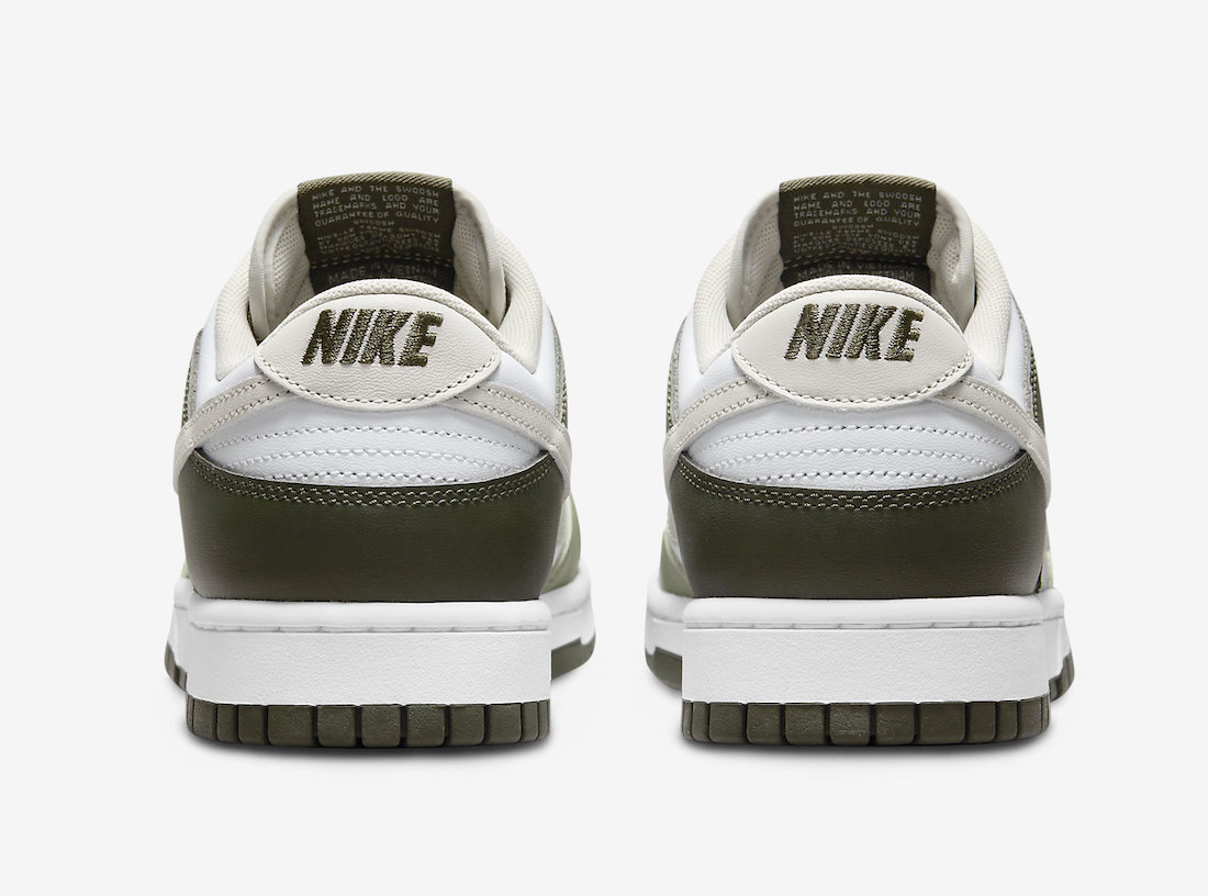 Nike Dunk Low White Oil Green FN6882-100 Release Date | SneakerFiles