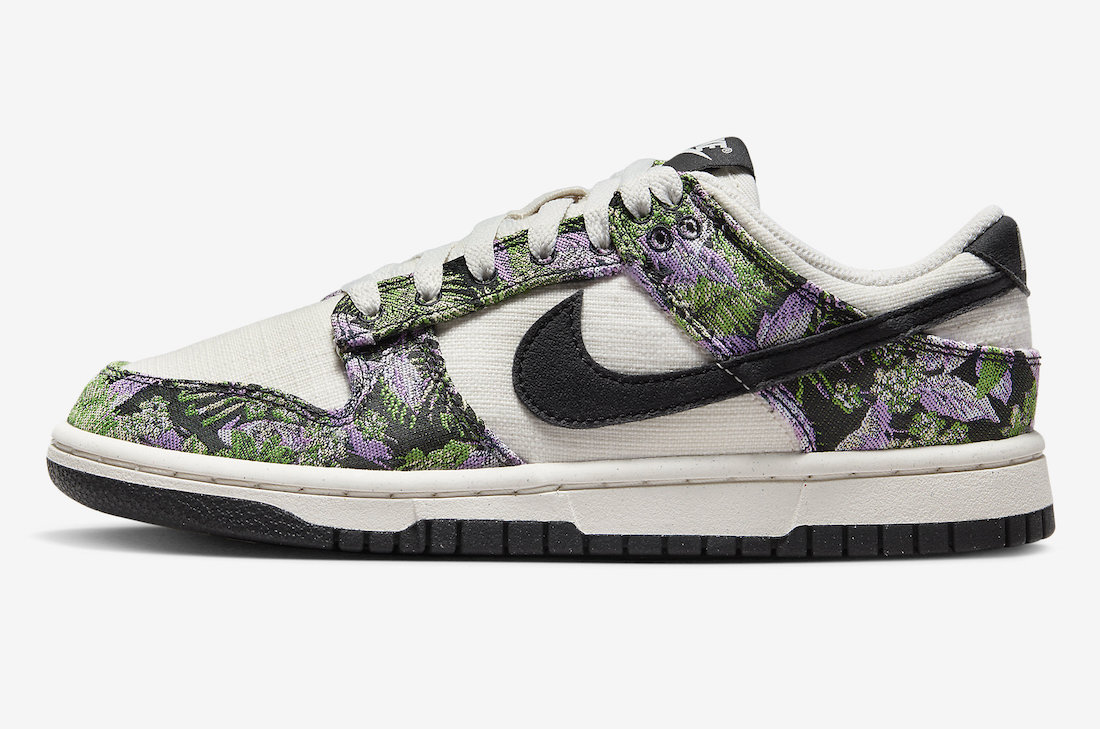 Tapisserie florale Nike Dunk Low Next Nature FN7105-030