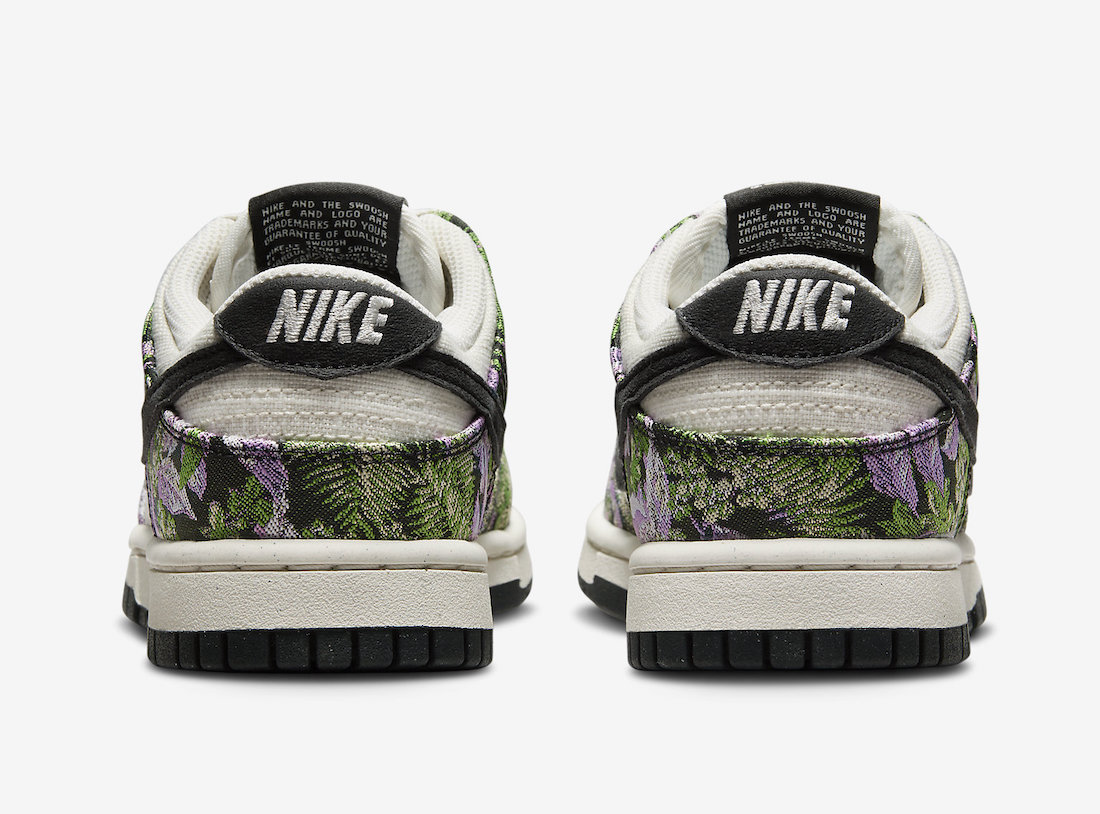 Tapisserie florale Nike Dunk Low Next Nature FN7105-030