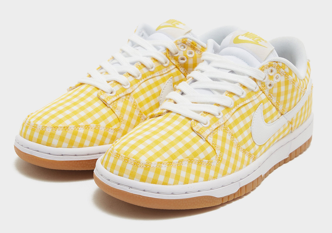 First Look: Nike Dunk Low ‘Yellow Gingham’