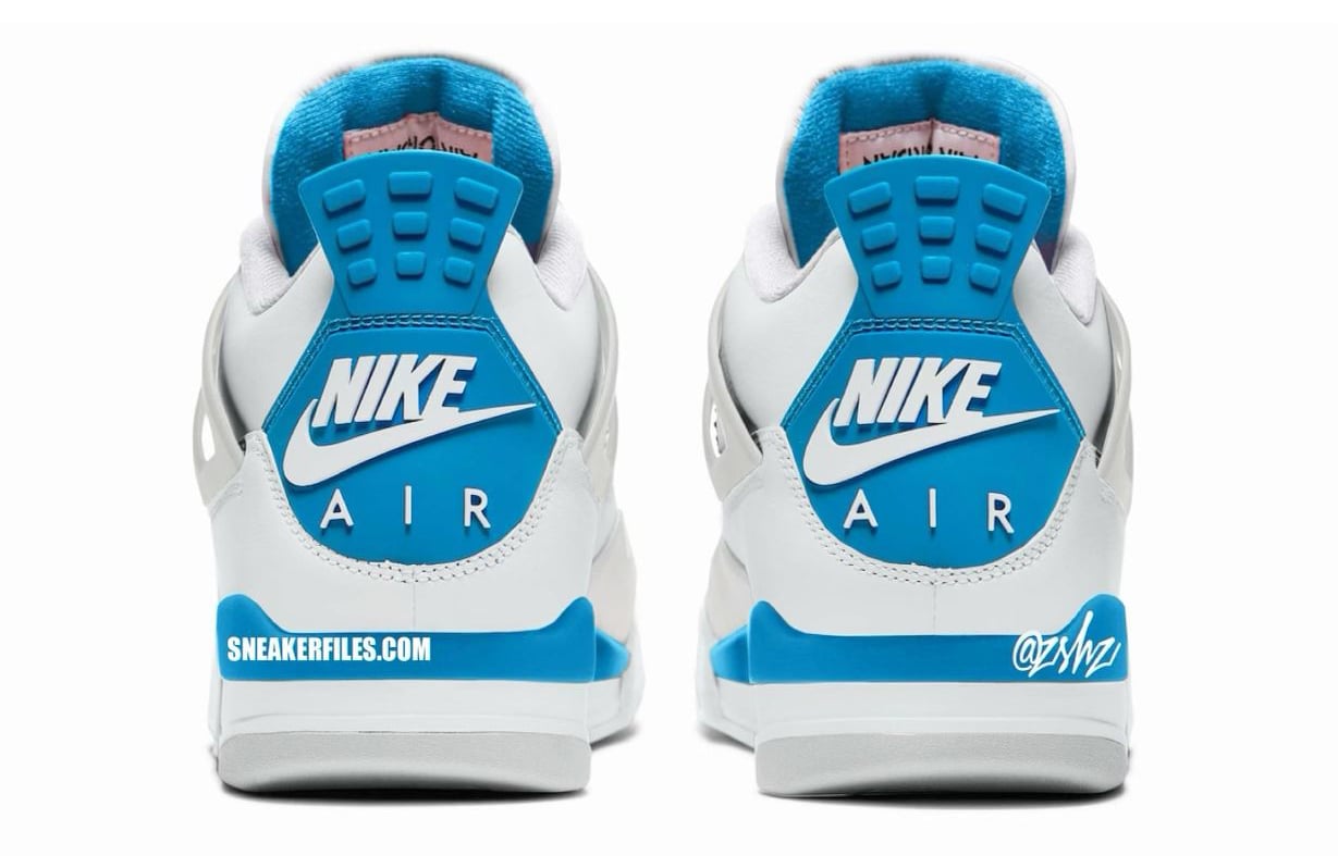 2024 Air Jordan 4 Military Blue Heels