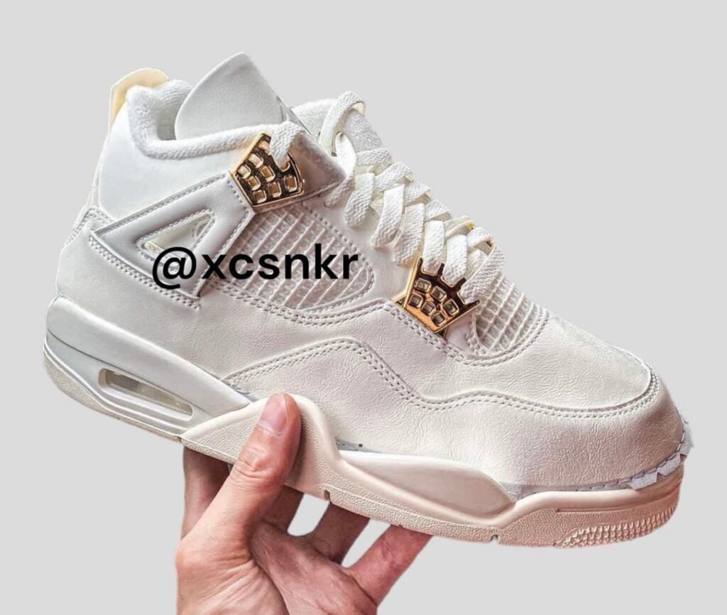 Air Jordan 4 Sail Metallic Gold AQ9129-170