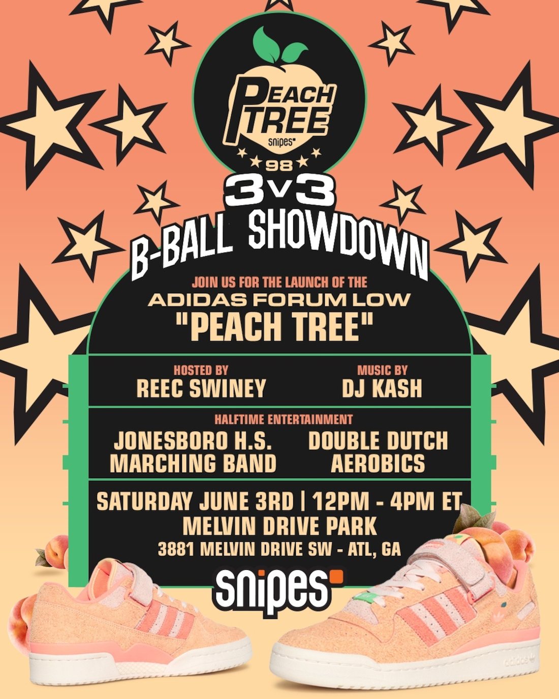 SNIPES USA adidas Forum Low Peach Tree IF7989