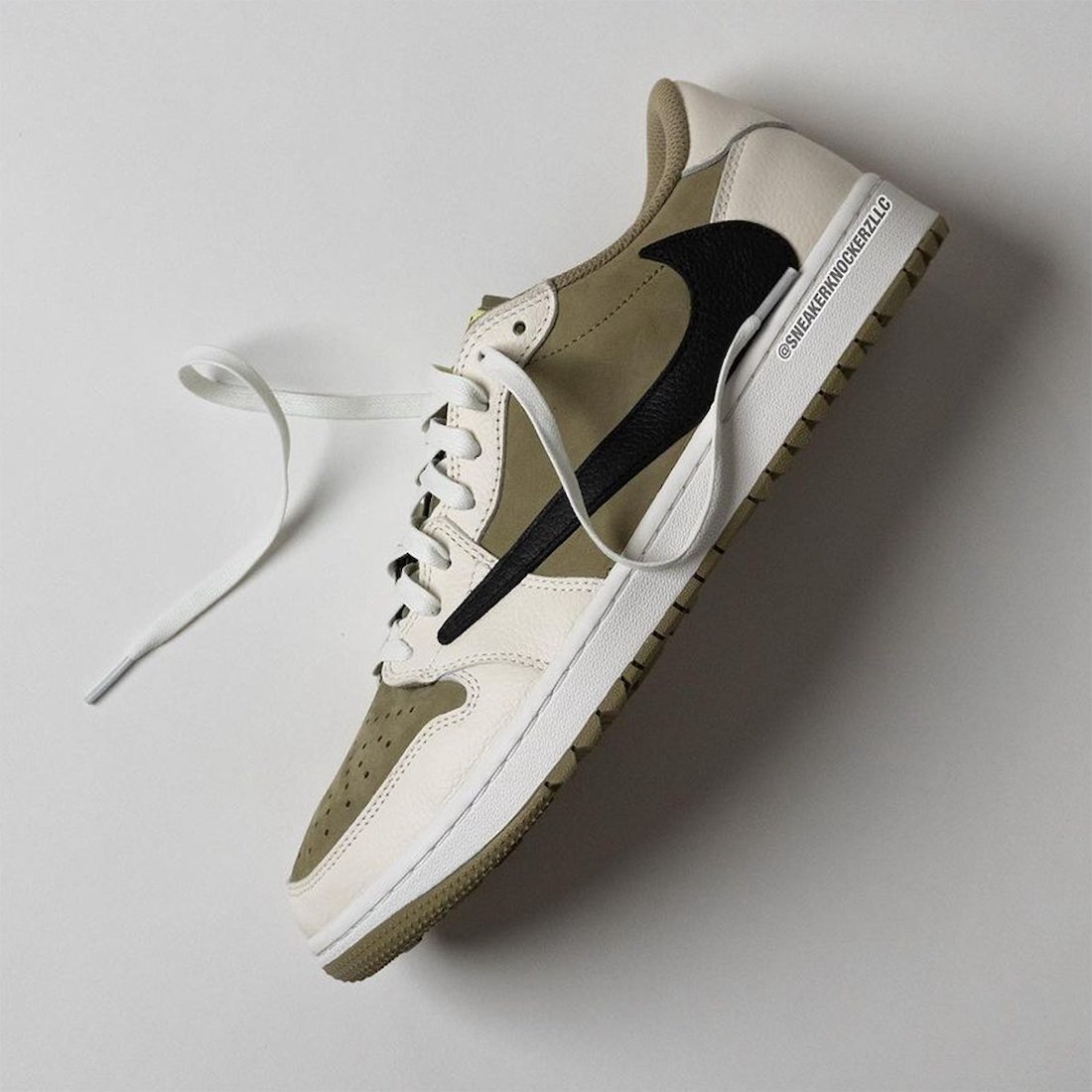 Travis Scott x Air Jordan 1 Low Golf Olive FZ3124-200 Release Date ...